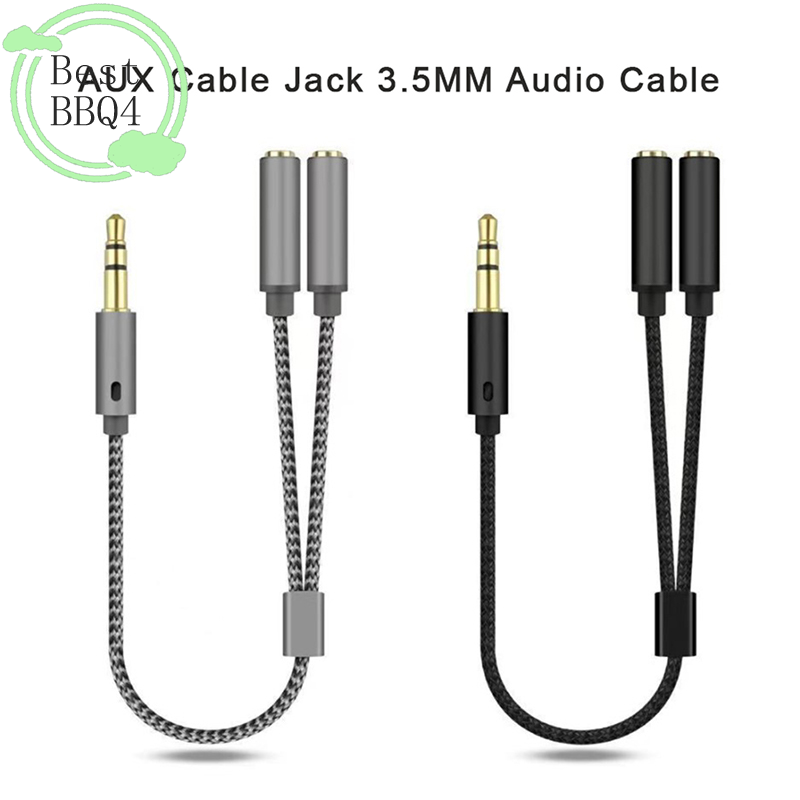 (BBQ4)AUX Cable Jack 3.5MM Aud – обзор и цена Earphone Splitter Jack