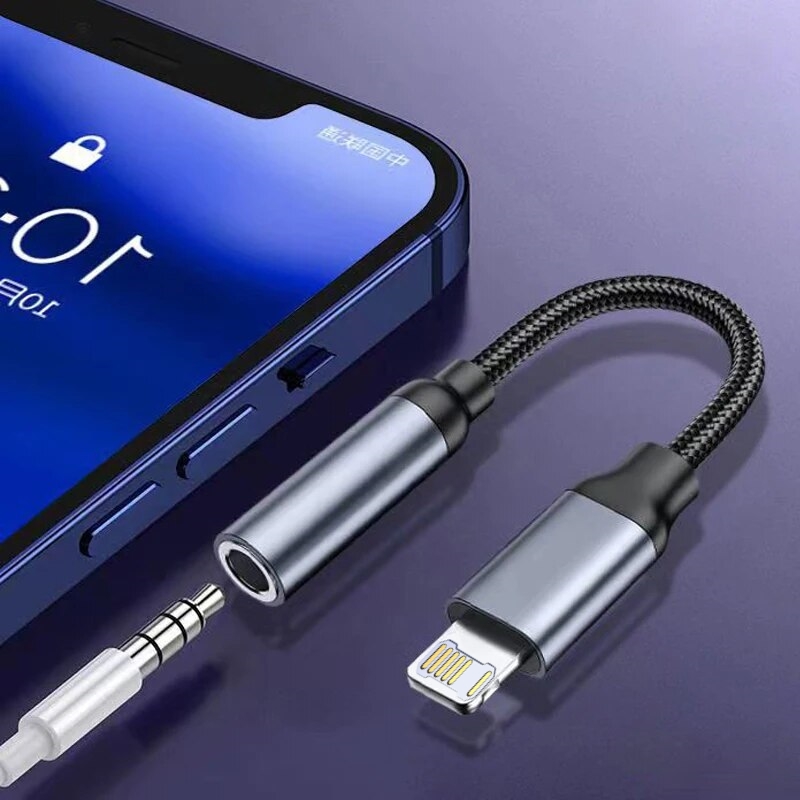 8 Pin to 3.5mm Jack AUX Cable  – обзор и цена Earphone Splitter Jack