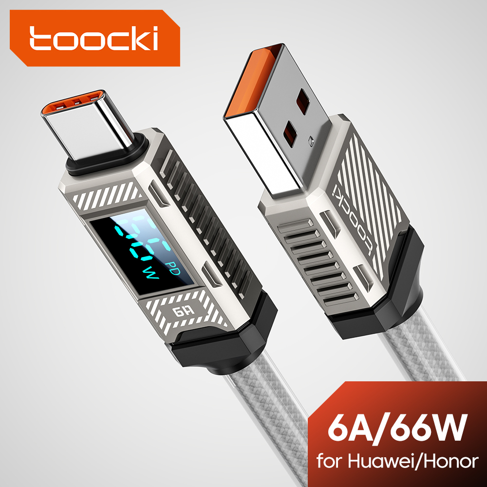 Toocki PD 66W USB C Cable 6A D – обзор и цена Usb C Earphone