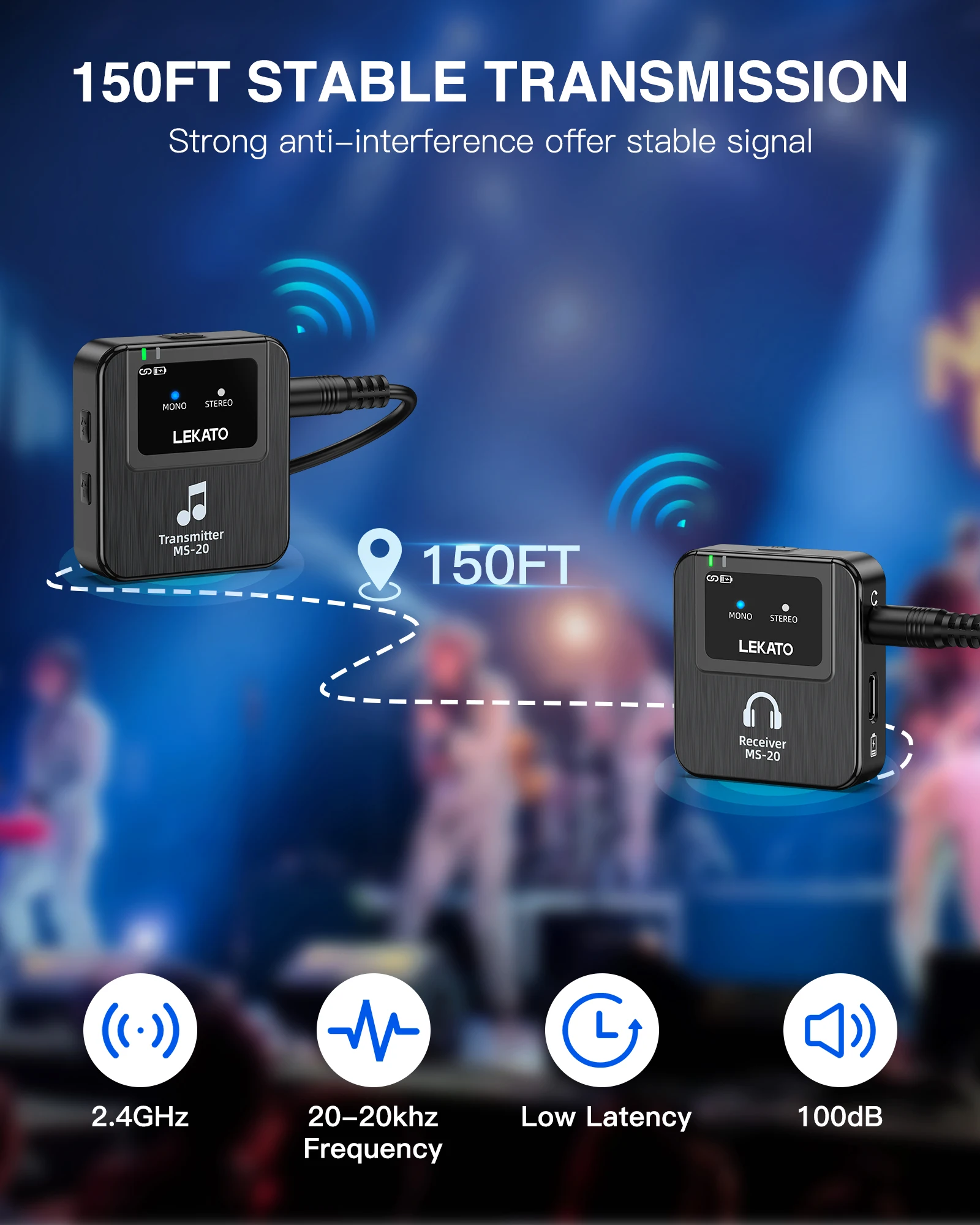 Lekato Wireless In-Ear Monitor – обзор и цена In Ear Monitor Iem