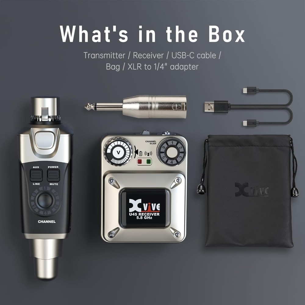 Xvive U45 Wireless in Ear Moni – обзор и цена In Ear Monitor Iem