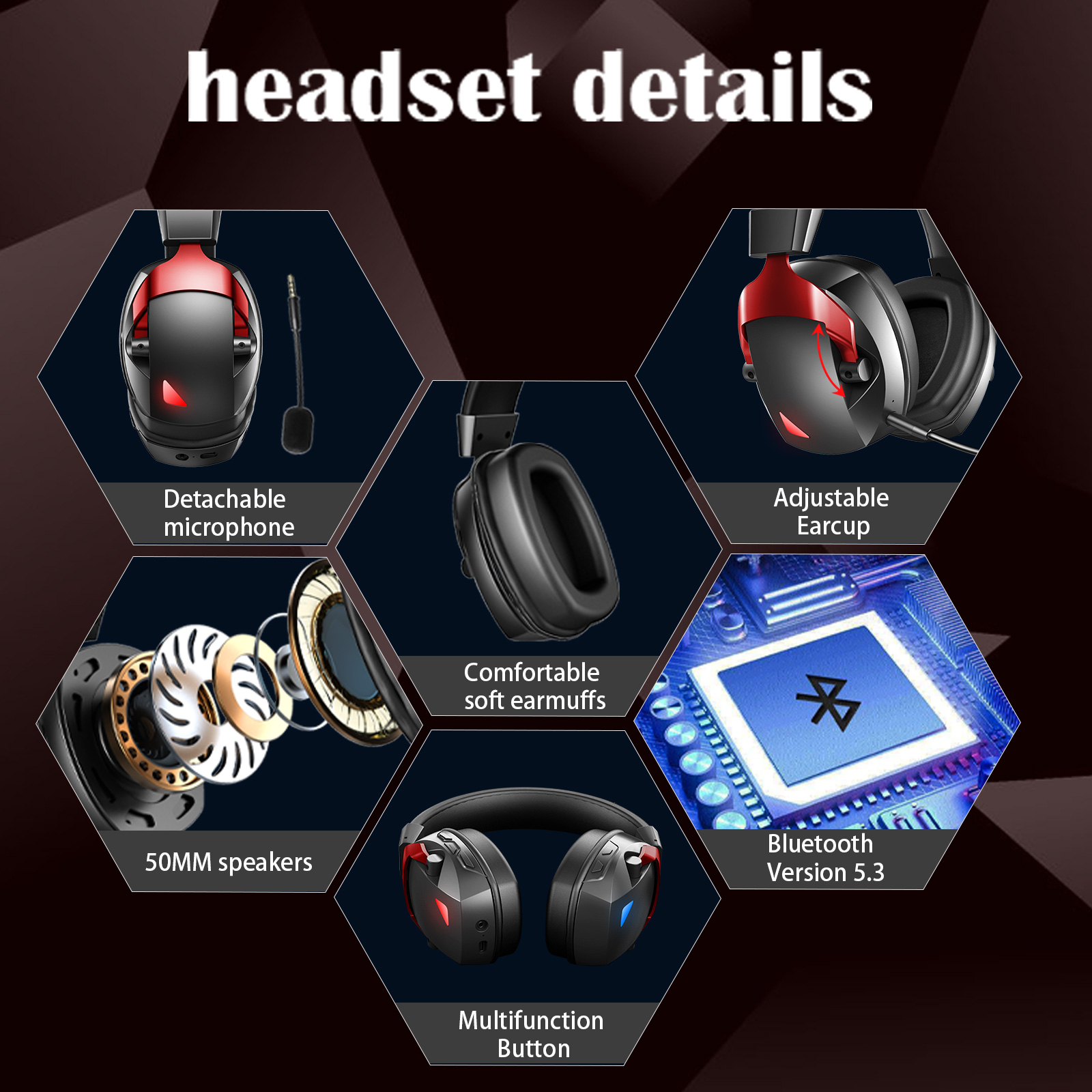 Wireless Gaming Headset with D – обзор и цена Gaming Headset Rgb