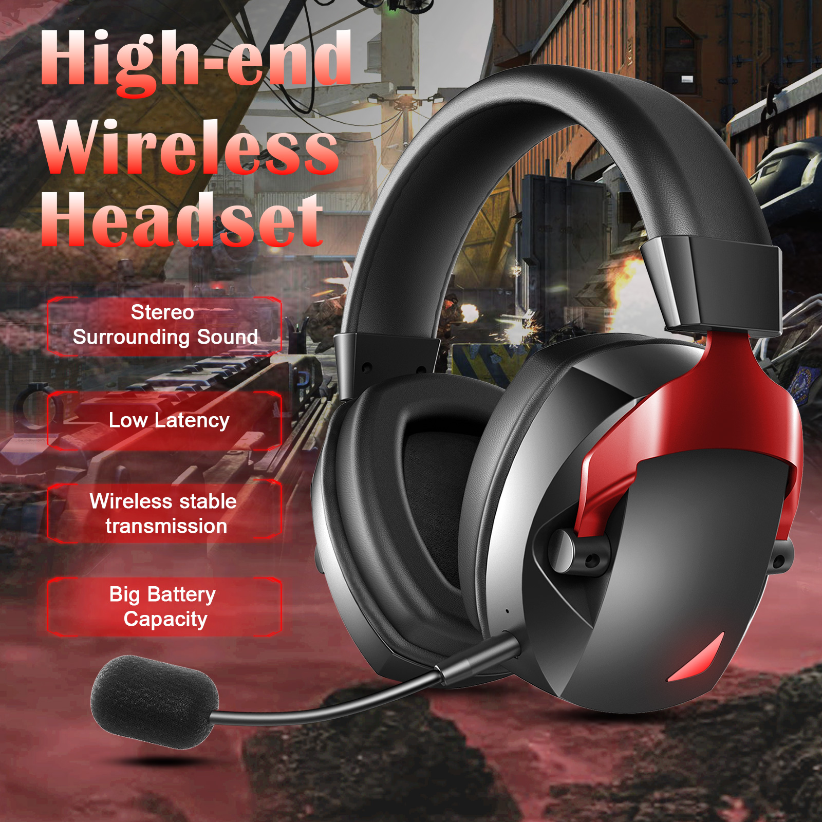 Wireless Gaming Headset with D – обзор и цена Gaming Headset Rgb