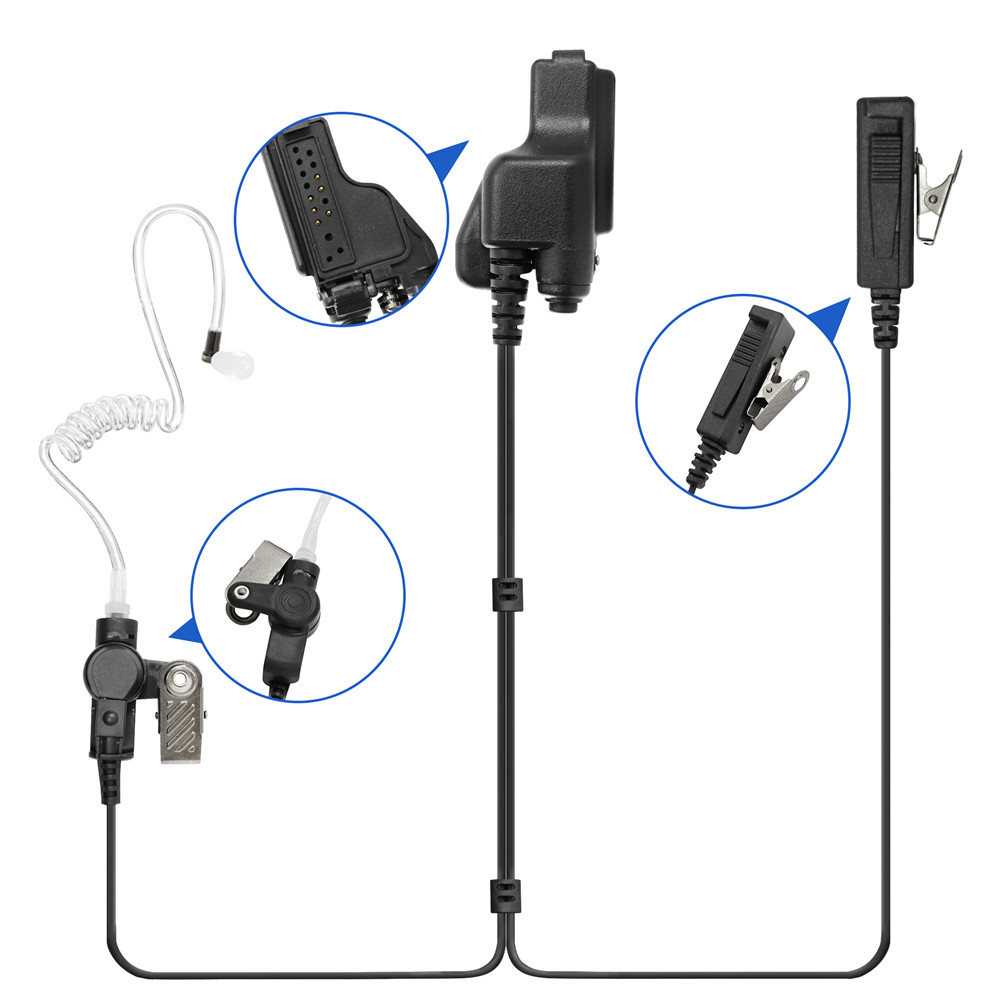 VBLL Walkie Talkie 2-wire Surv – обзор и цена Wired Earphone Mic