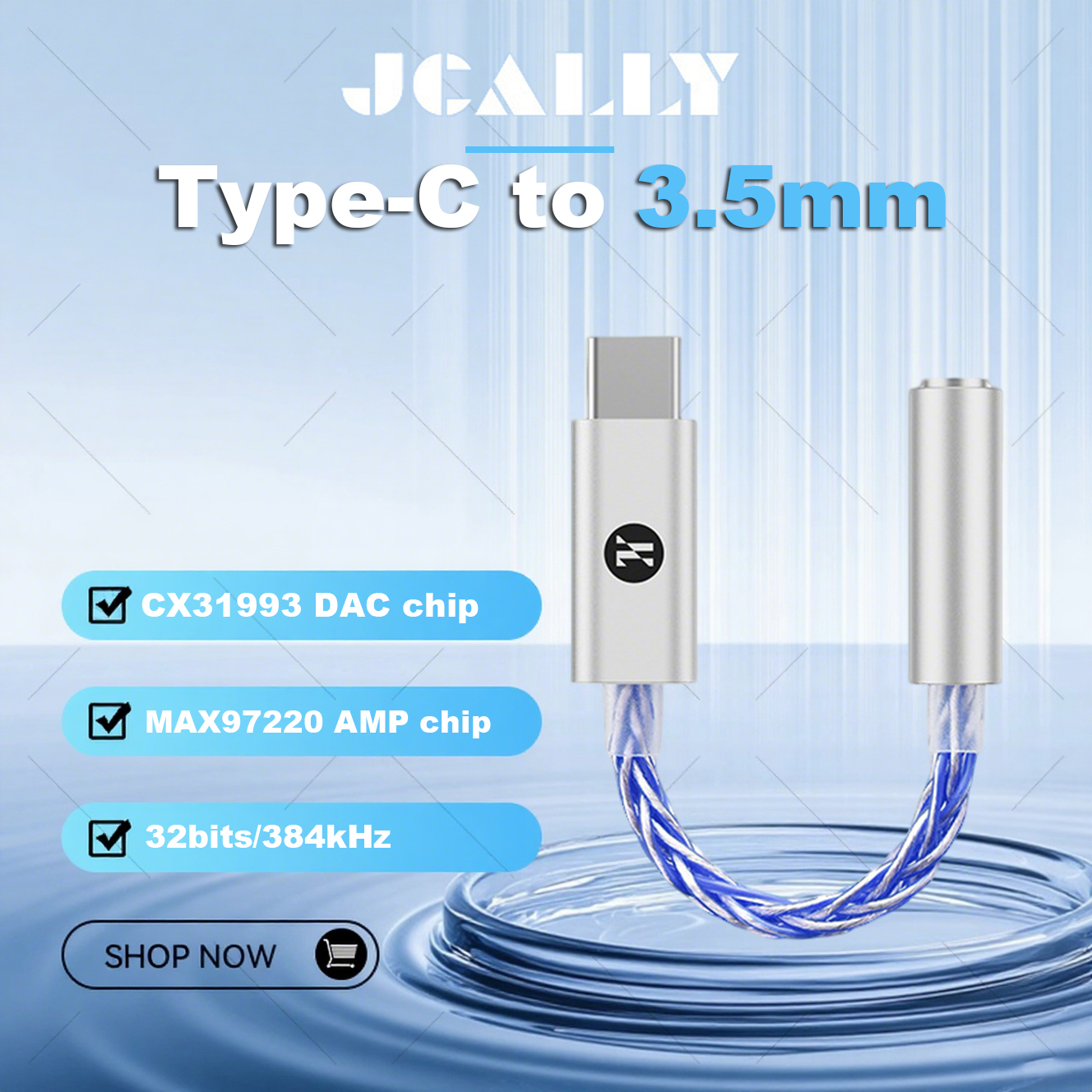 JCALLY JM6 Pro Type-C to 3.5mm – обзор и цена Usb C Earphone