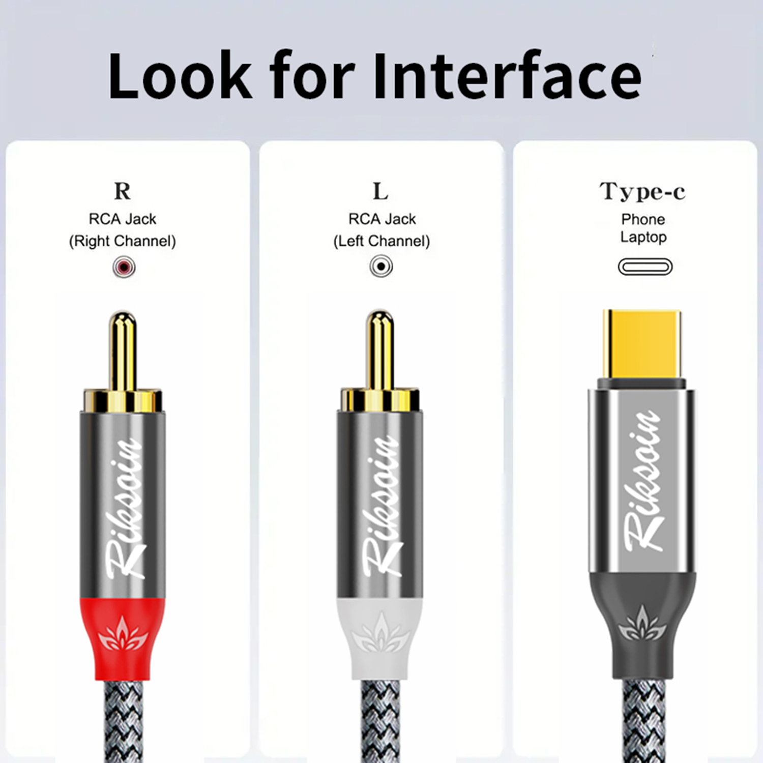 USB C to 2RCA Stereo Cable Y S – обзор и цена Audio Splitter Y
