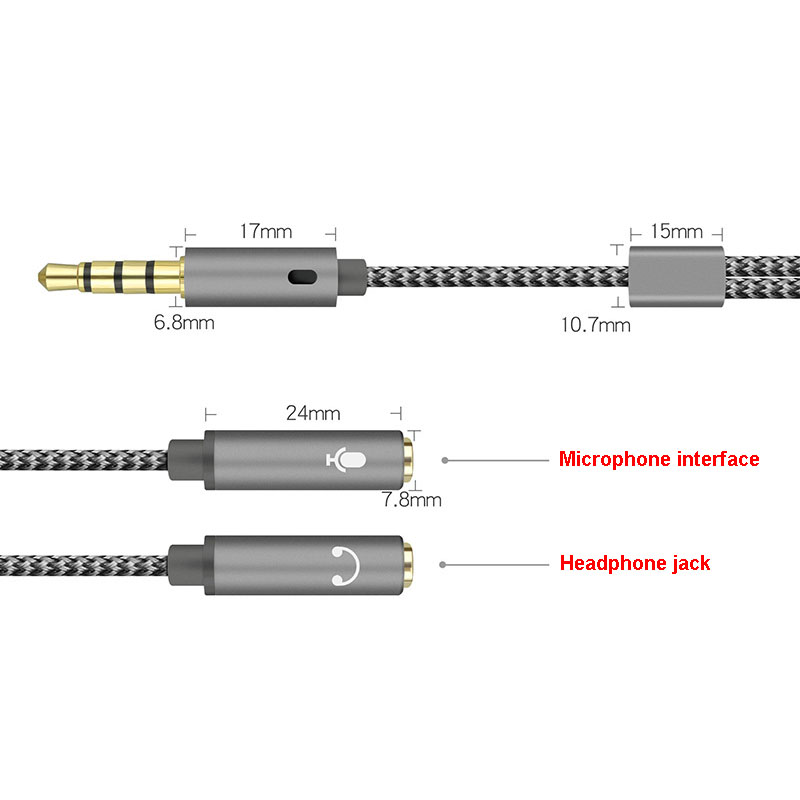 3.5mm Audio Splitter Y Jack 1  – обзор и цена Audio Splitter Y