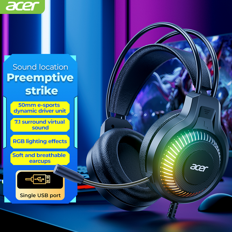 RGB Cool Lighting Wired Earpho – обзор и цена Gaming Headset Rgb