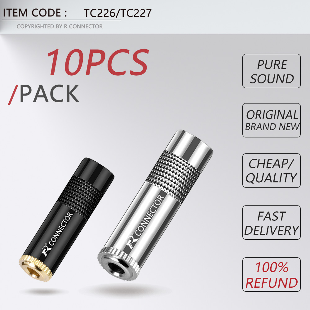 10pcs Audio 3.5mm/6.35mm Jack  – обзор и цена Audiophile Headphone Wired