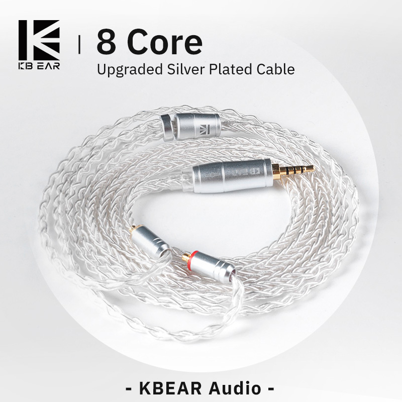 KBEAR 8 Core Upgraded Silver W – обзор и цена In Ear Monitor Iem