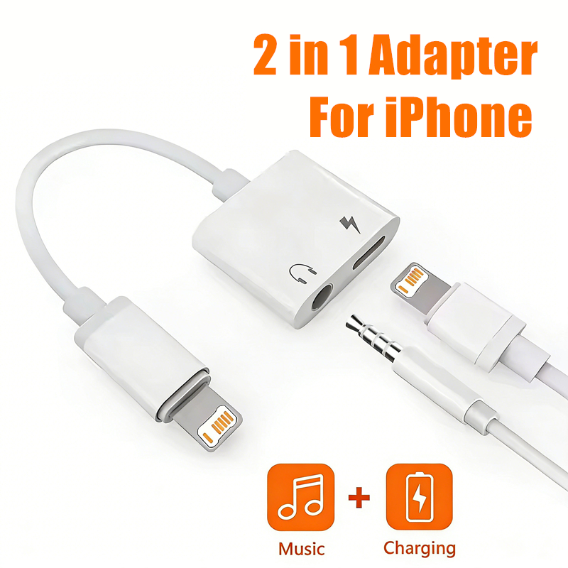 2 in 1 iOS to 3.5mm Jack Audio – обзор и цена Earphone Splitter Jack