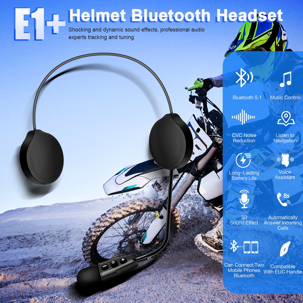EJEAS E1+ Wireless Motorcycle  – обзор и цена Audiophile Headphone Wired