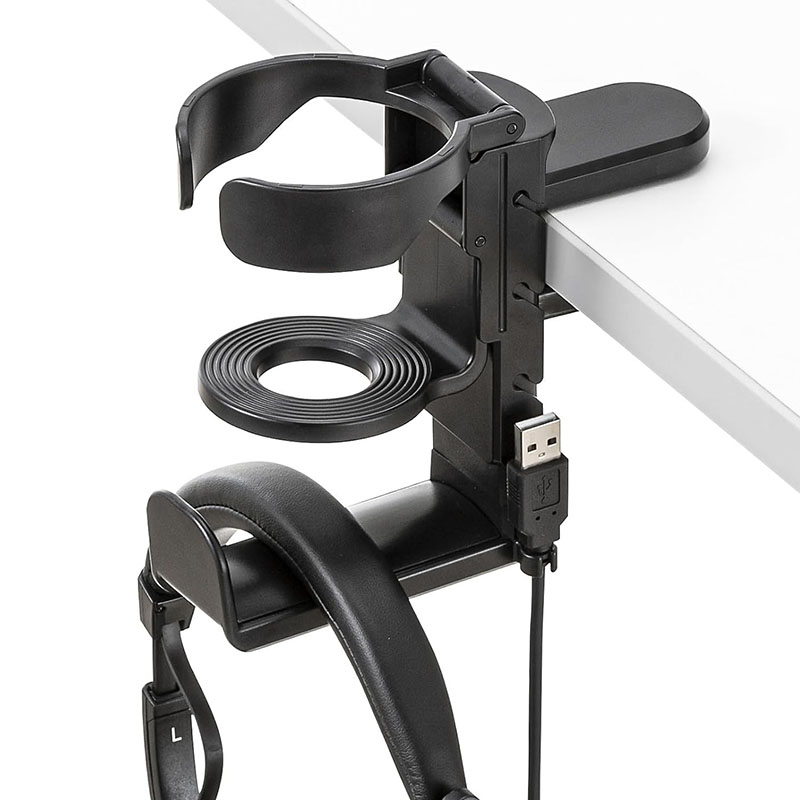 Desk Cup Holder with Headphone – обзор и цена Headphone Stand Desk
